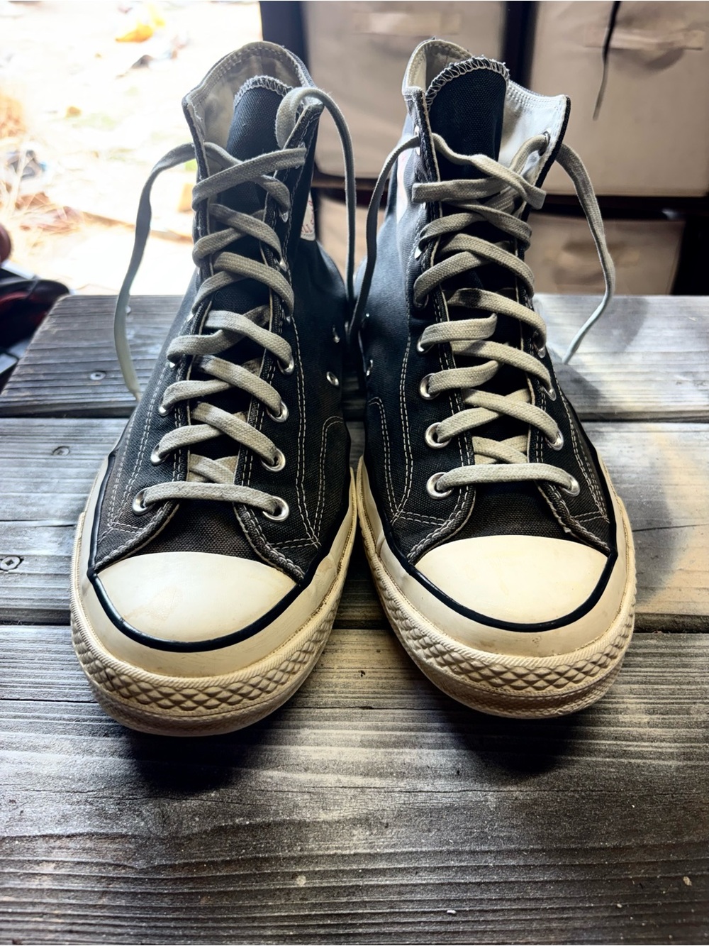Black Converse Chuck Taylor All Star high top sneakers size 11.5